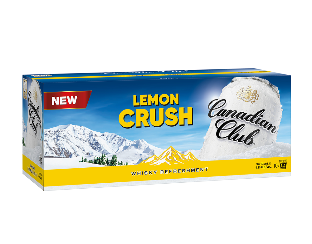 CANADIAN CLUB LEMON CRUSH 10PK