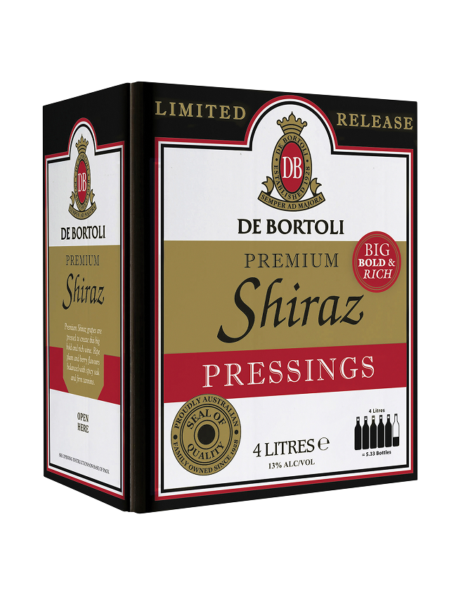 DE BORTOLI PREM SHIRAZ CAB 4L