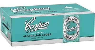 COOPERS AUST LAGER CAN 440ML CTN