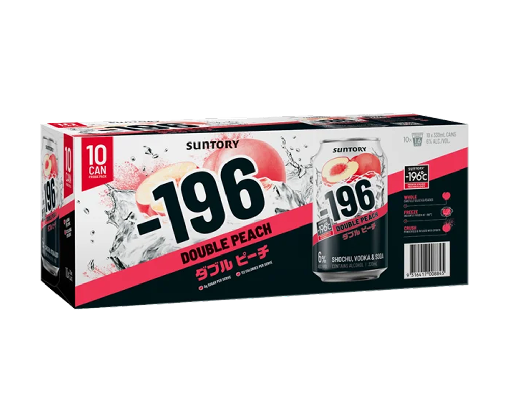 196 PEACH 10PK 330ML