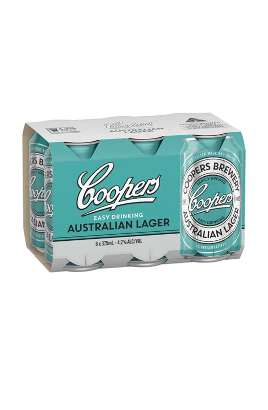 COOPERS AUST LAGER 6PK