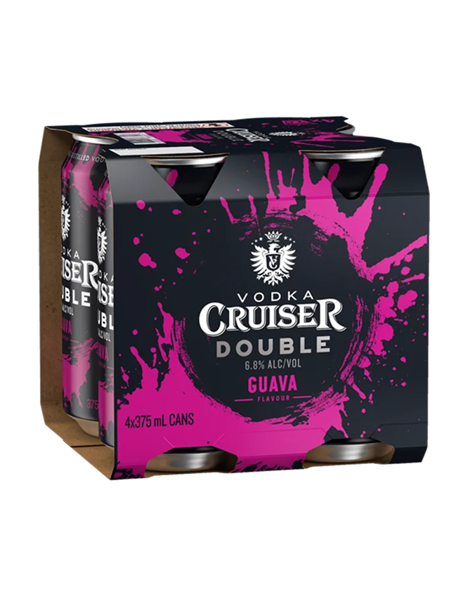 CRUISER DOUBLE GUAVA 6% 375ML 4PK