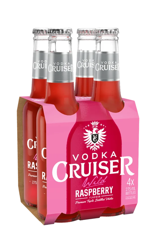 CRUISER WILD RASPBERRY BT 275ML 4PK