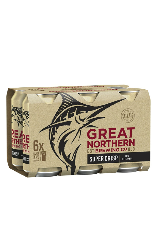 GREAT NORTHERN SUPER CRISP CAN 375ML 6PK