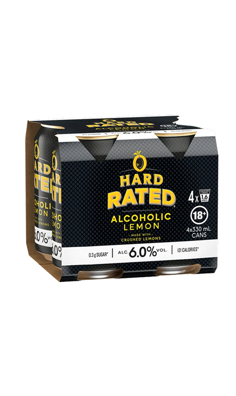 HARD RATED 6% 330ML 4PK
