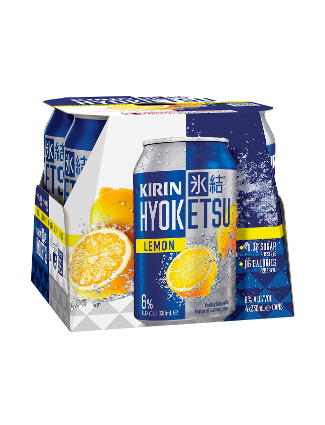 KIRIN HYOKETSU LEMON 4PK