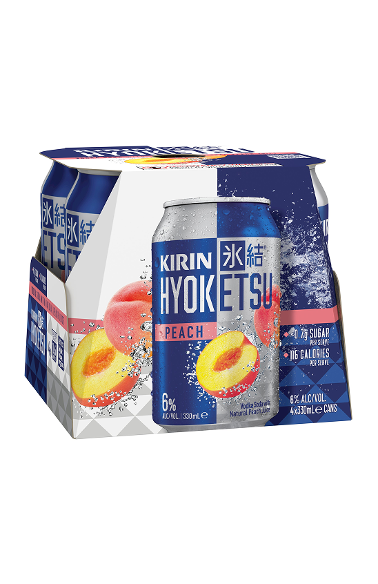 KIRIN HYOKETSU PEACH 4PK