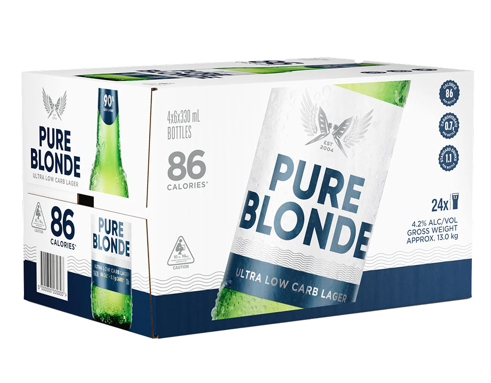 PURE BLONDE BT 330ML CTN