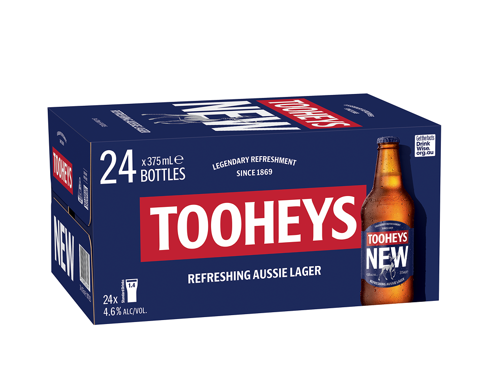 TOOHEYS NEW BT 375ML CTN
