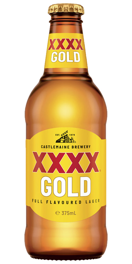 XXXX GOLD LAGER BT 375ML CTN