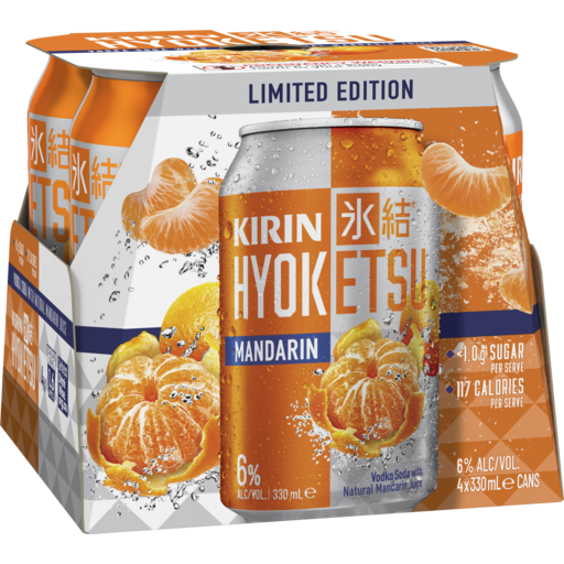 KIRIN HYOKETSU MANDARIN 4PK